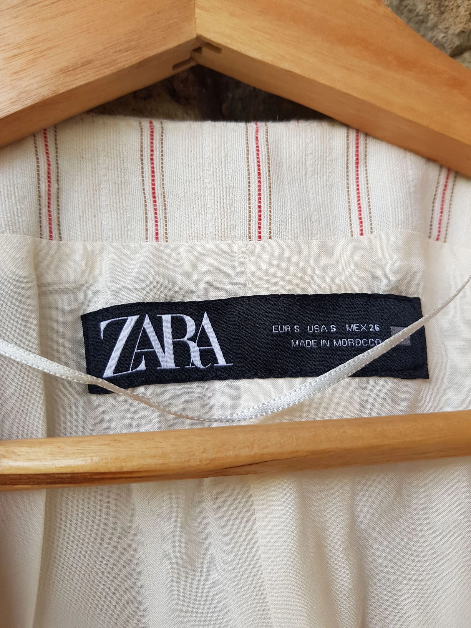 Chaleco sapateiro de riscas Zara S – photo 3